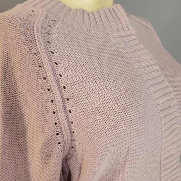 Calvin Klein Jeans Pastel Purple Long Sleeve Button Up Cardigan - Picture 2 of 6